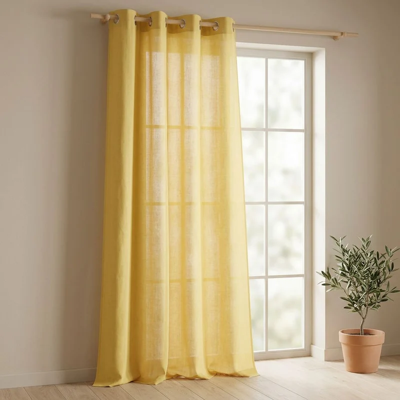 Cortinado Semi Opaco Mostarda 4EVERYDAY