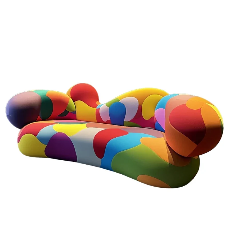 Rainbow Art Irregular Modular Lounge Sofa