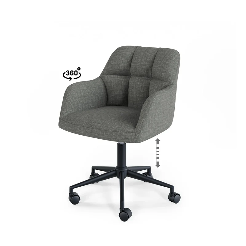 Silla Oficina Stanford Gris