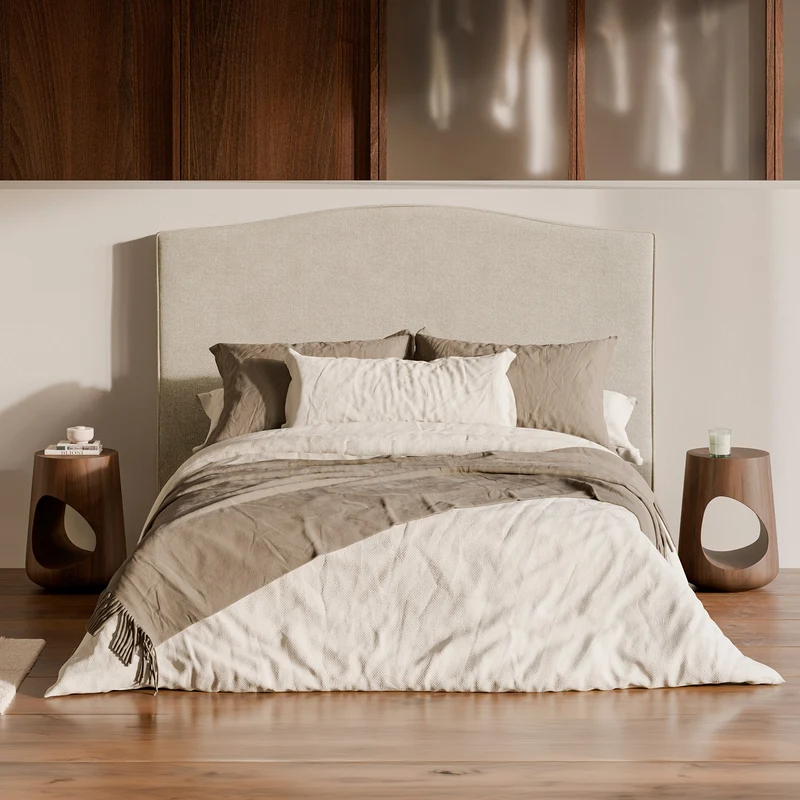Cabezal Lebeche 135/140 Tapizado Beige
