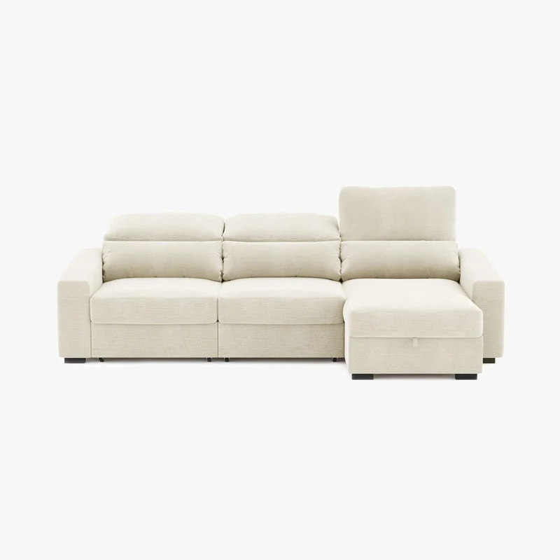 Sofá Chaise Longue com Arrumação KEEN