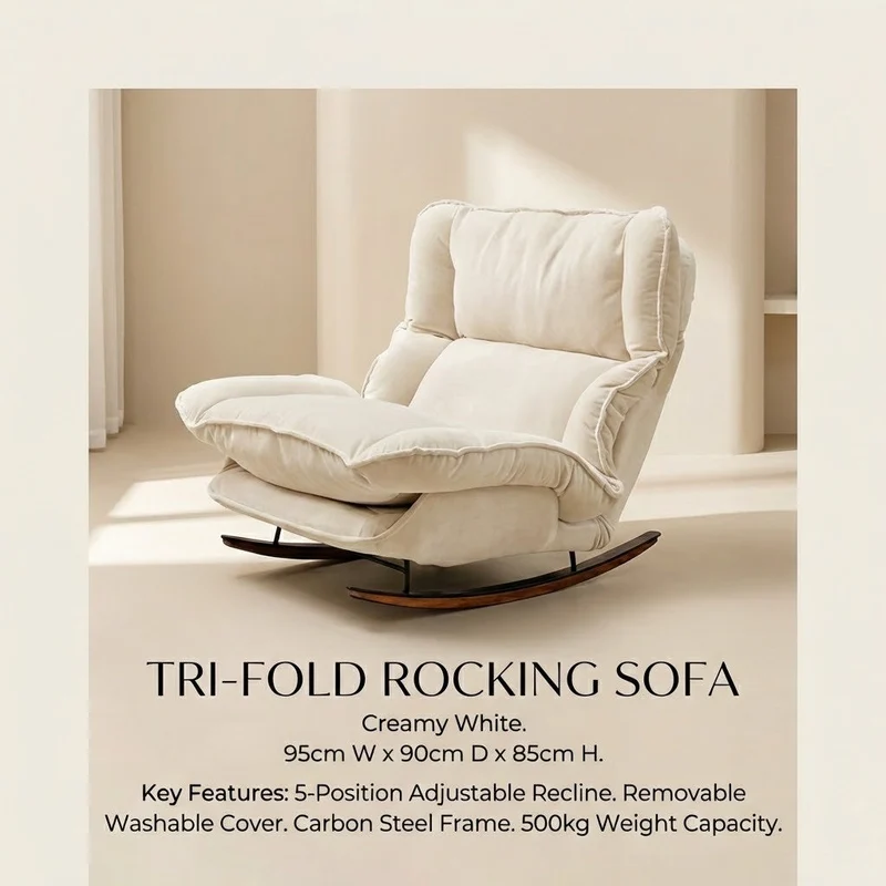 Tatami Minimal Foldable Floor Recliner Sofa