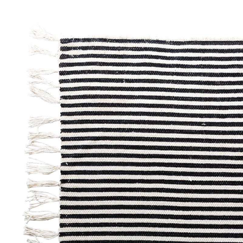 Alfombra - Nevis - Negro/Blanco