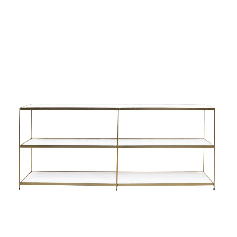 Mesa consola - Mármol blanco griego - Luiza