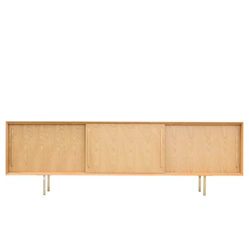 Aparador escandinavo - Roble - Oskar - 220 cm