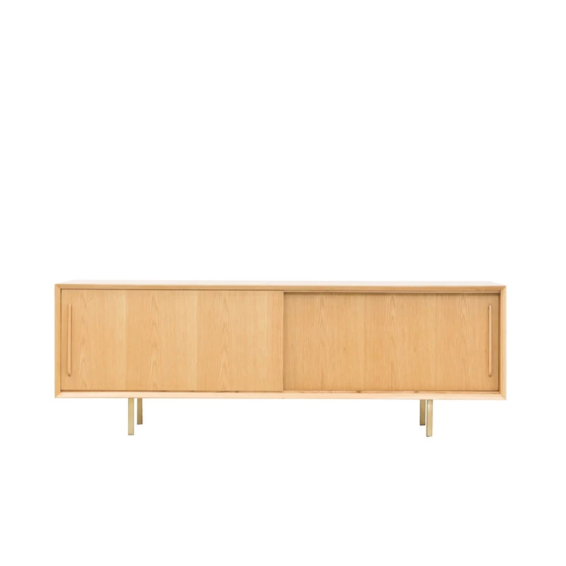 Mueble TV de roble - Madera natural - Oskar - 150cm