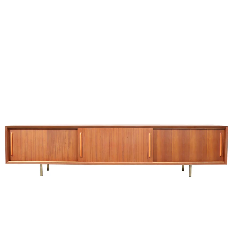 Mueble TV retro - Teca - Oskar - 220cm