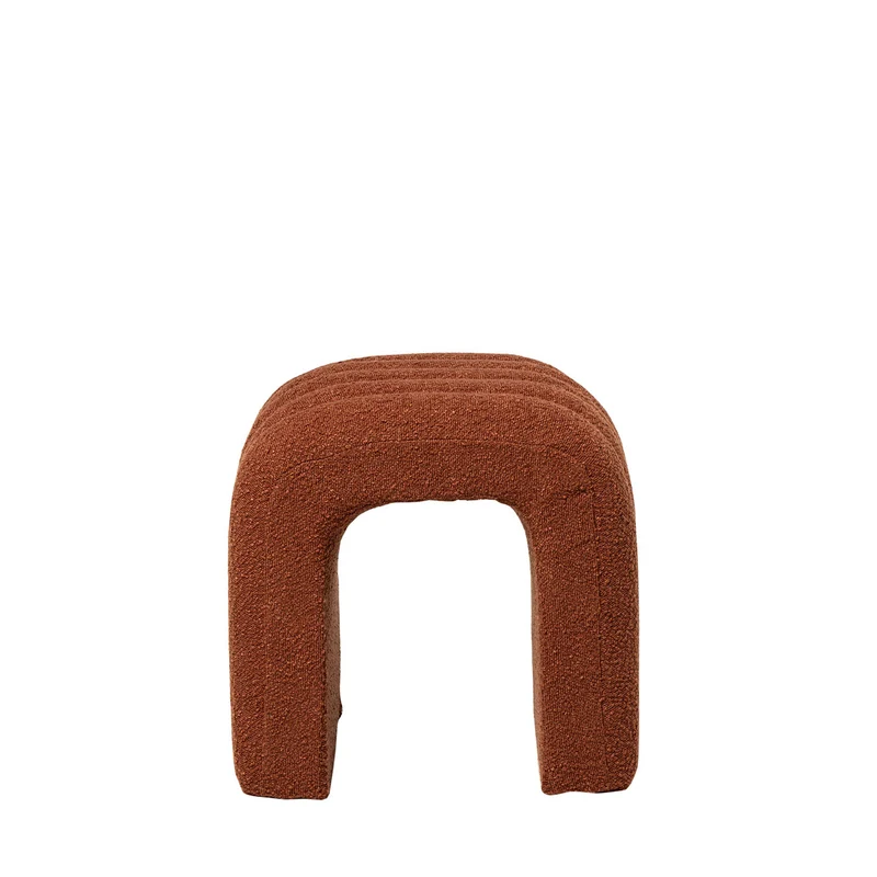 Puf Edy terracota