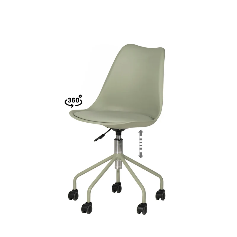 Silla de oficina Yale menta