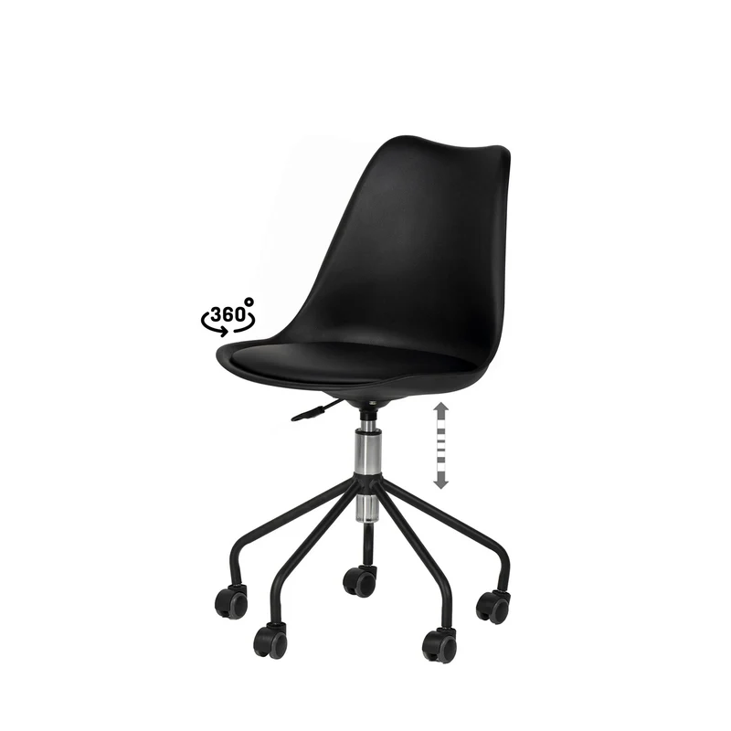 Silla Oficina Yale Negro