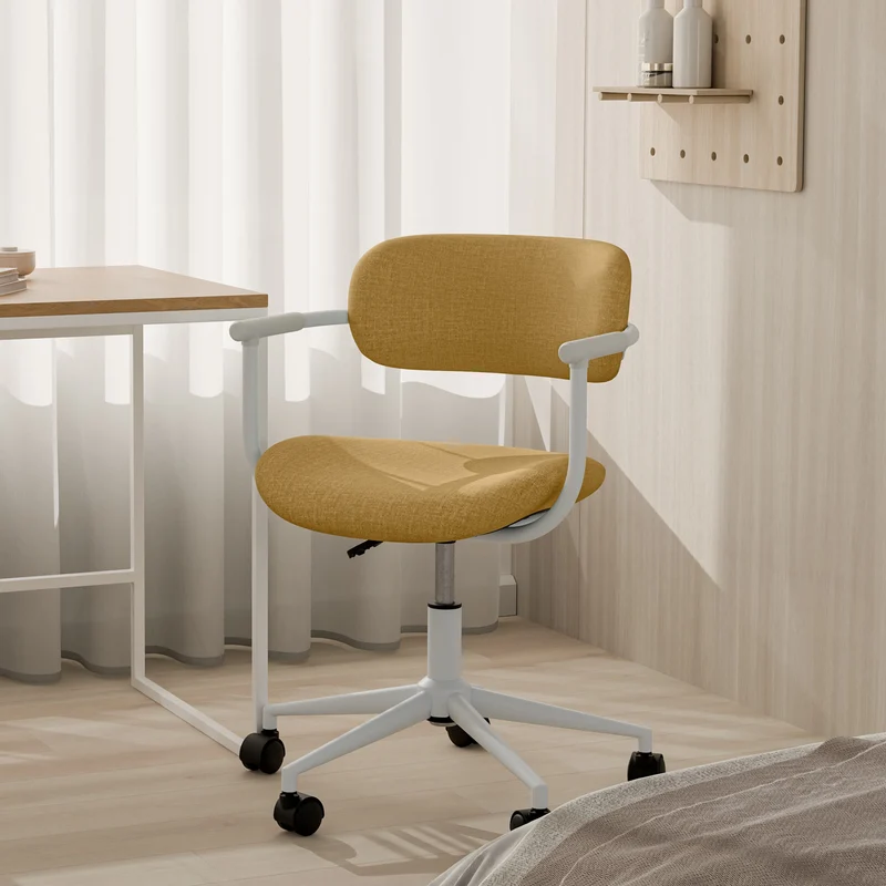 Silla de oficina Oxford mostaza