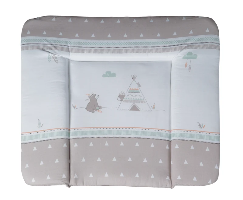Wickelauflage 'Indibär', 85 x 75 cm, weiche Wickelunterlage, PU beschichtet