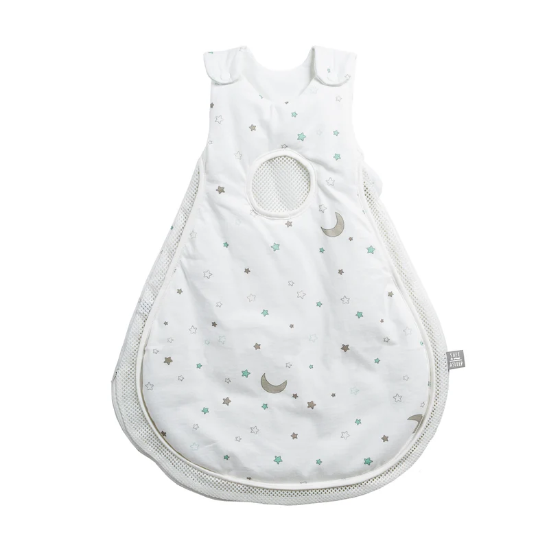 'safe asleep®' Schlafsack Air, Design 'Sternenzauber', aus Baumwoll-Jersey