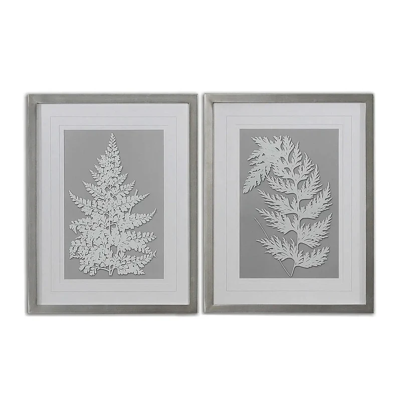 Cuadros de Moonlight Ferns - Set de 2