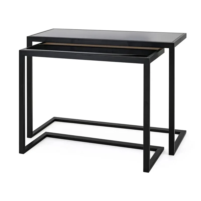 Mesas Nido Black - Set de 2