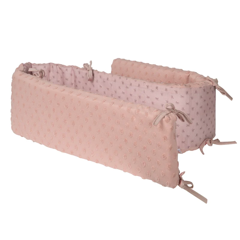 Organic Nestchen 'Lil Planet' für Betten 60 x 120 - 70 x 140 cm - Bio-Baumwolle - Rosa