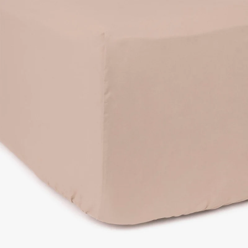 Lençol Ajustável Algodão Percal Seixo 90x200+30 SAMOA