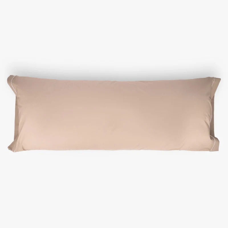 Fronha Almofada de Dormir Algodão Percal Seixo 45x155 SAMOA