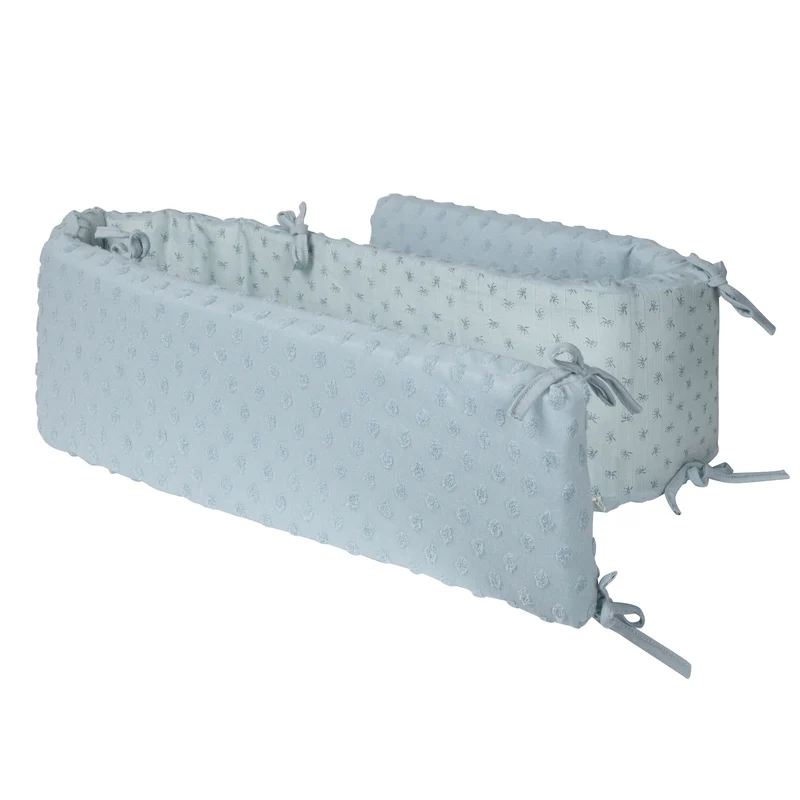 Organic Nestchen 'Lil Planet' für Betten 60 x 120 - 70 x 140 cm - Bio-Baumwolle - Hellblau