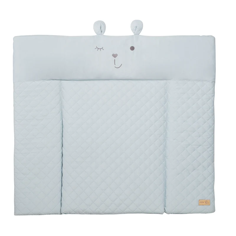Wickelauflage soft 'roba Style', 85 x 75 cm, abwischbar, mit Bärengesicht 'Benny'