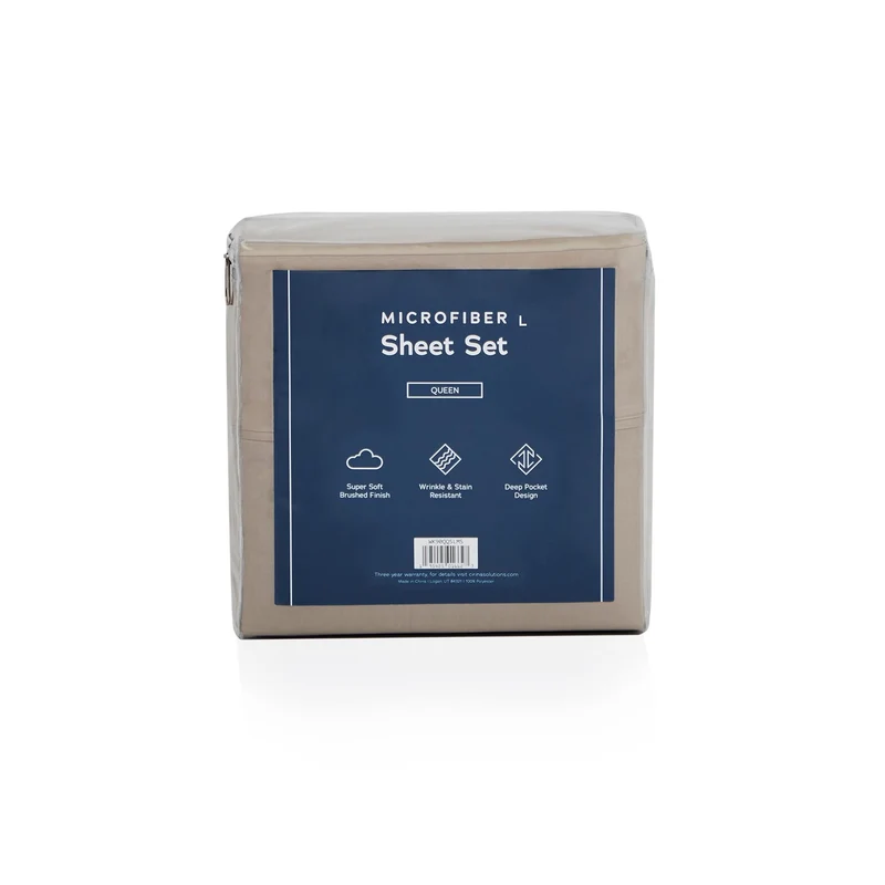 Weekender Microfiber Sheets - Sandstone (Twin)