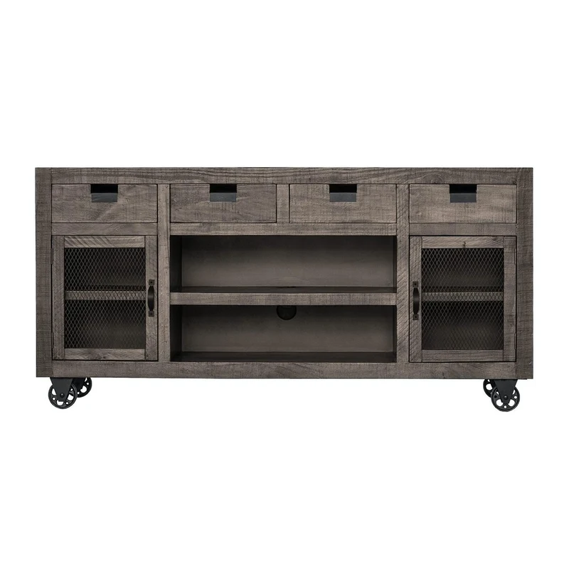 Elements International Industrial MAIN300TV TV Stand - Grey
