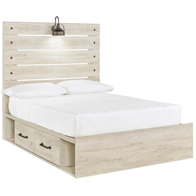 Signature Design by Ashley Cambeck B192B16 Full Panel Bed with 2 Storage Drawers