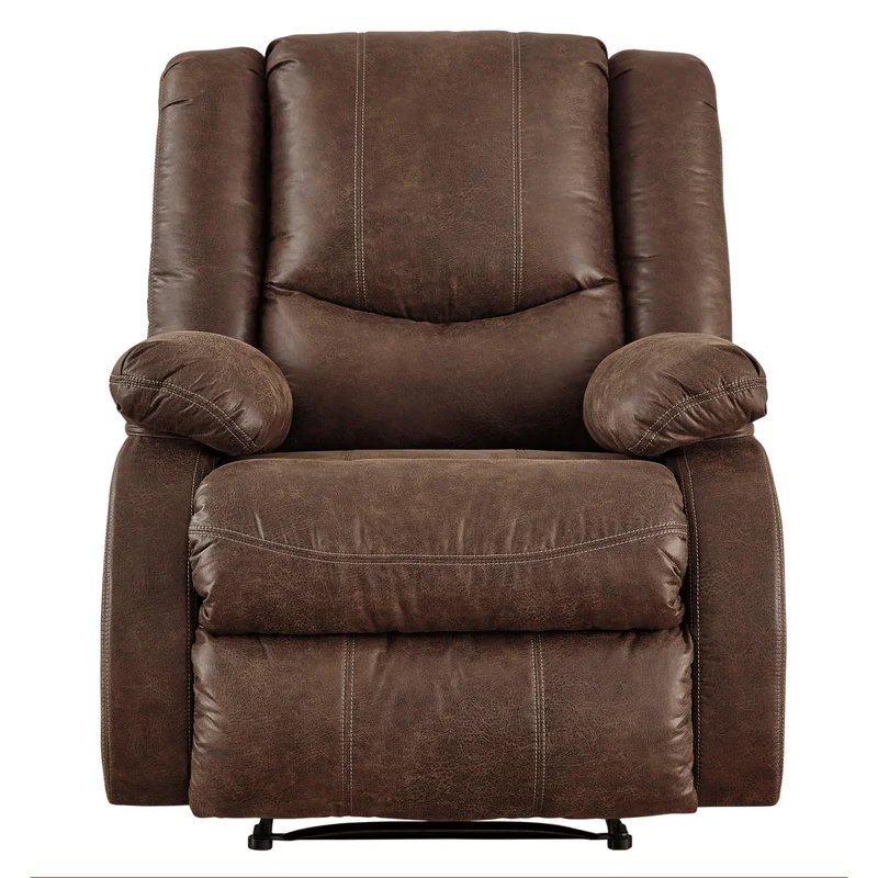 Signature Design by Ashley Bladewood Leather Look Recliner with Wall Recline 6030529