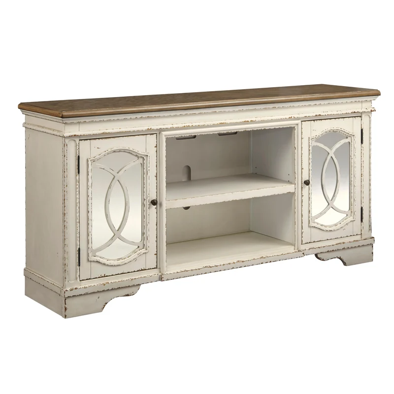 Signature Design by Ashley Realyn TV Stand with Cable Management W743-68