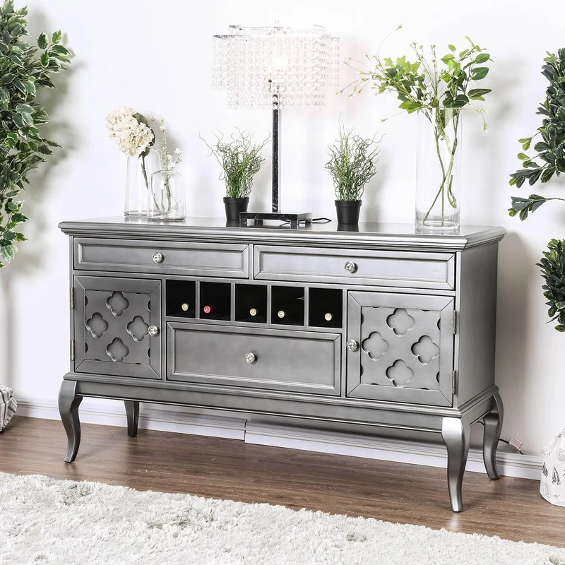 Furniture of America Amina Server CM3219GY-SV
