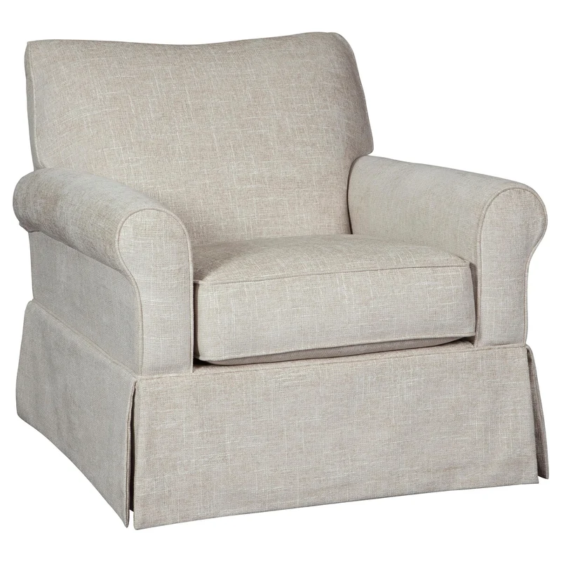 Signature Design by Ashley Searcy Swivel Glider Fabric Accent Chair A3000006
