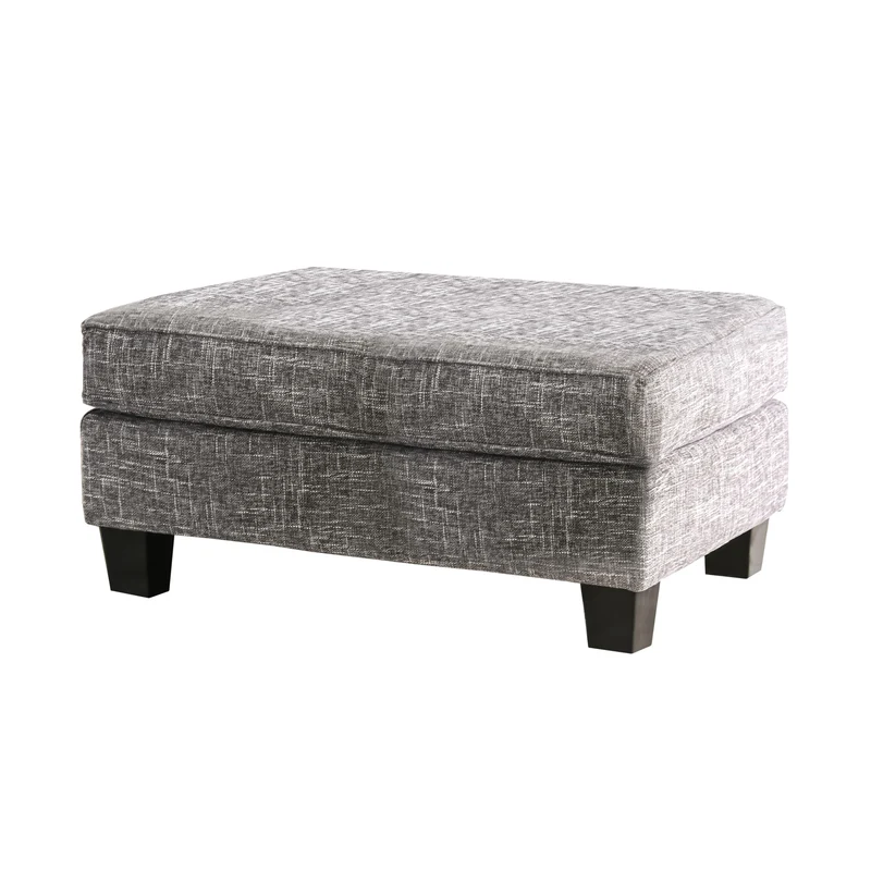 Furniture of America Pierpont Fabric Ottoman SM8012-OT