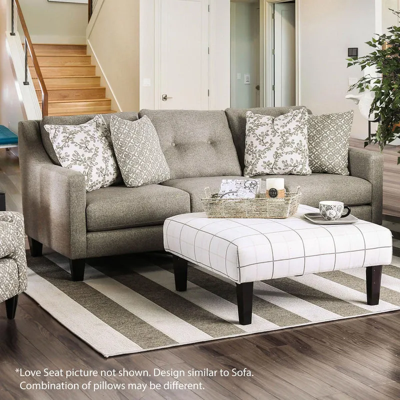 Furniture of America Dorset Stationary Fabric Sofa SM8564-SF