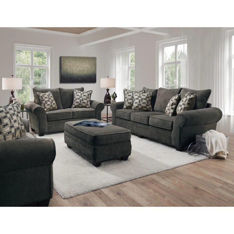 Behold Home 1000-00 Ottoman - Artesia Granite