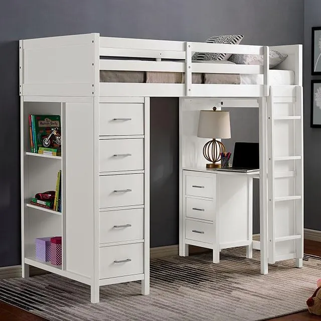 Furniture of America Cassidy CM-BK970 Twin Loft Bed