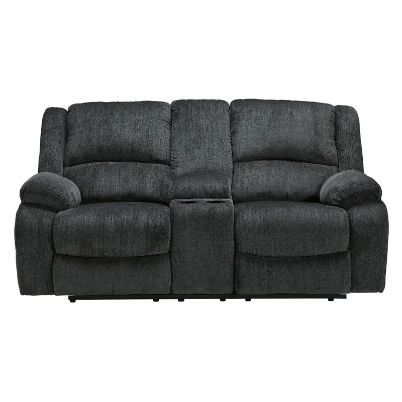 Signature Design by Ashley Draycoll 7650494 Double Reclining Loveseat with Console