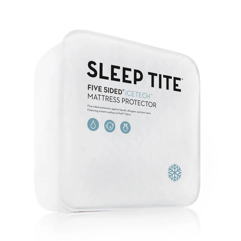 Malouf Sleep Tite 5-Sided IceTech Mattress Protector (Split Head California King)