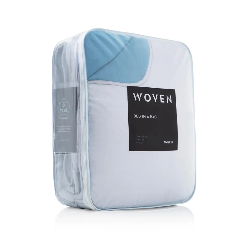 Malouf Reversible Bed-in-a-Bag- Ash (Queen)
