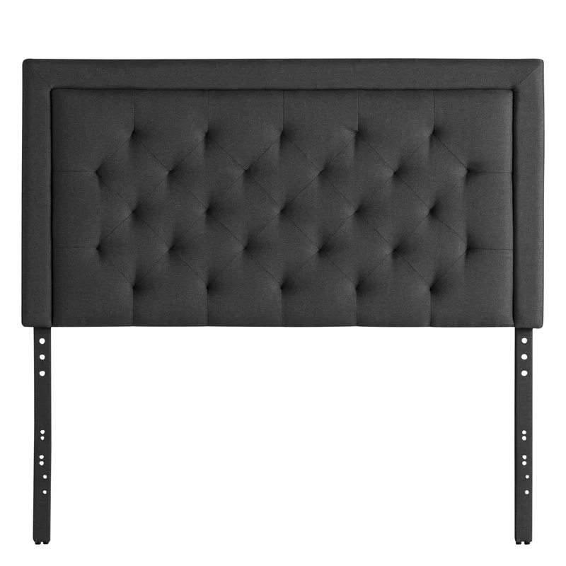 Malouf Hennessy Headboard - Charcoal (Queen)