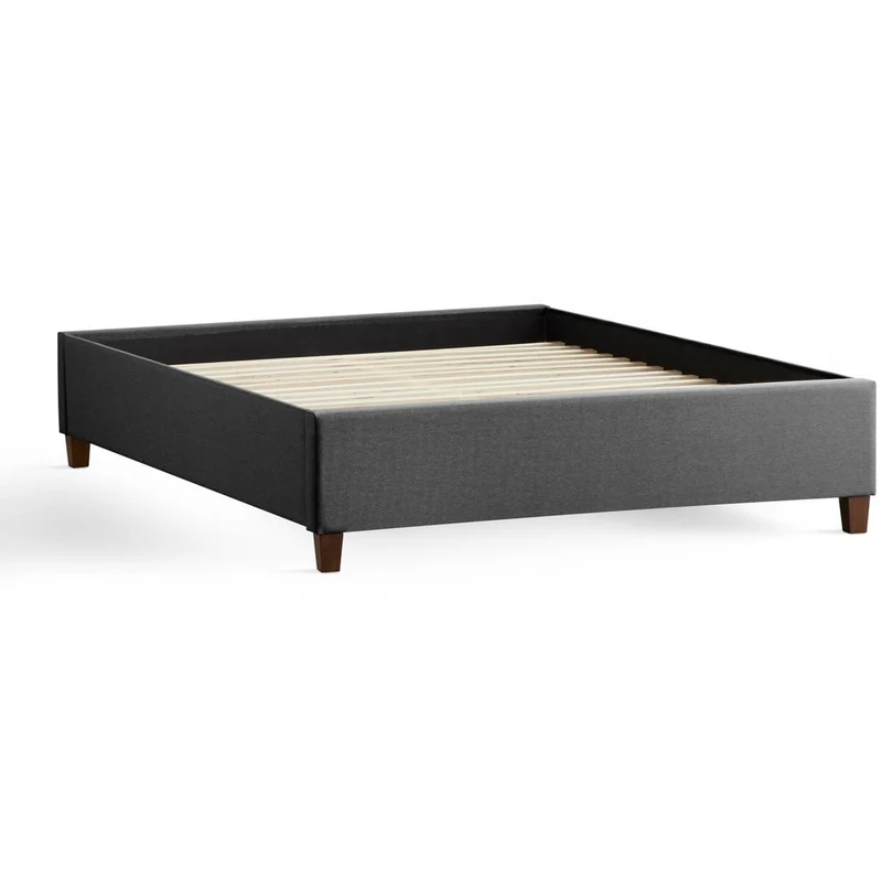 Malouf Eastman Platform Bed Base - Charcoal (California King)