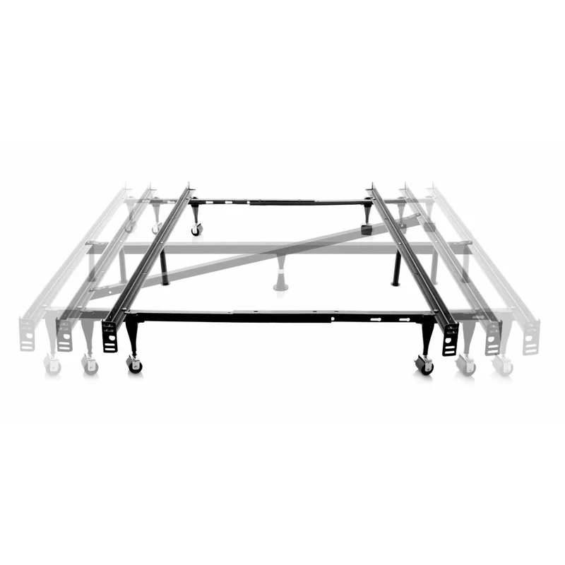 Malouf Bed Frame with Wheels (Twin to Queen)