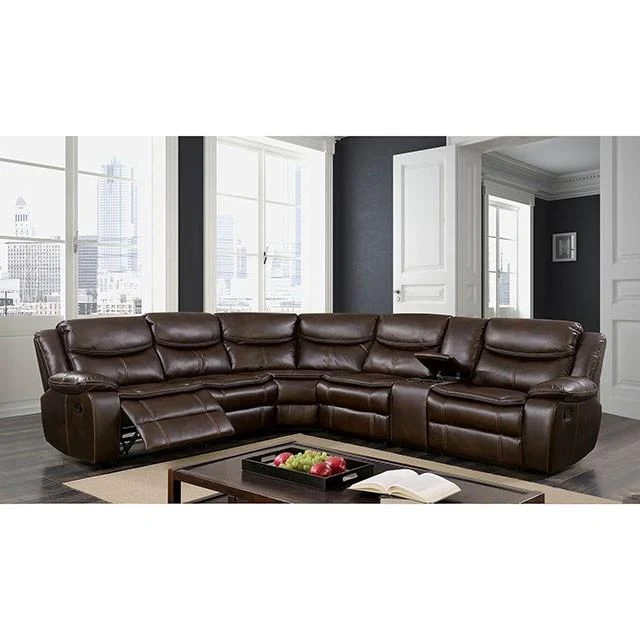 Furniture of America Pollux CM6982BR Sectional