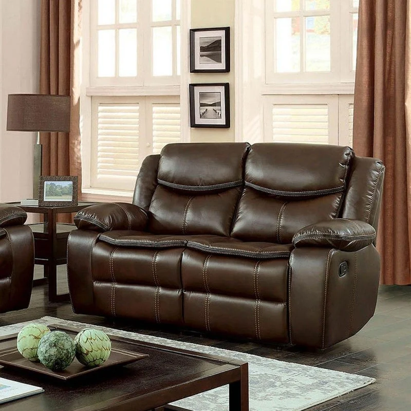Furniture of America Pollux CM6981BR-LV Love Seat