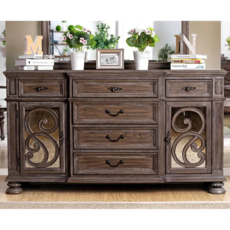 Furniture of America Arcadia Server CM3150SV