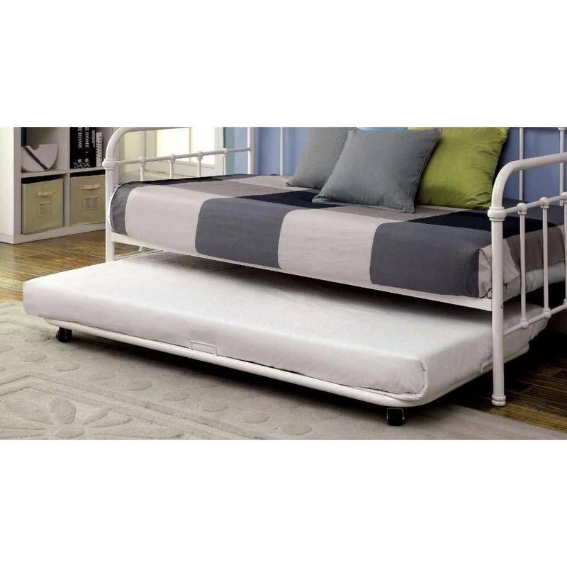 Furniture of America Kids Beds Trundle Bed CM1925WH-TR