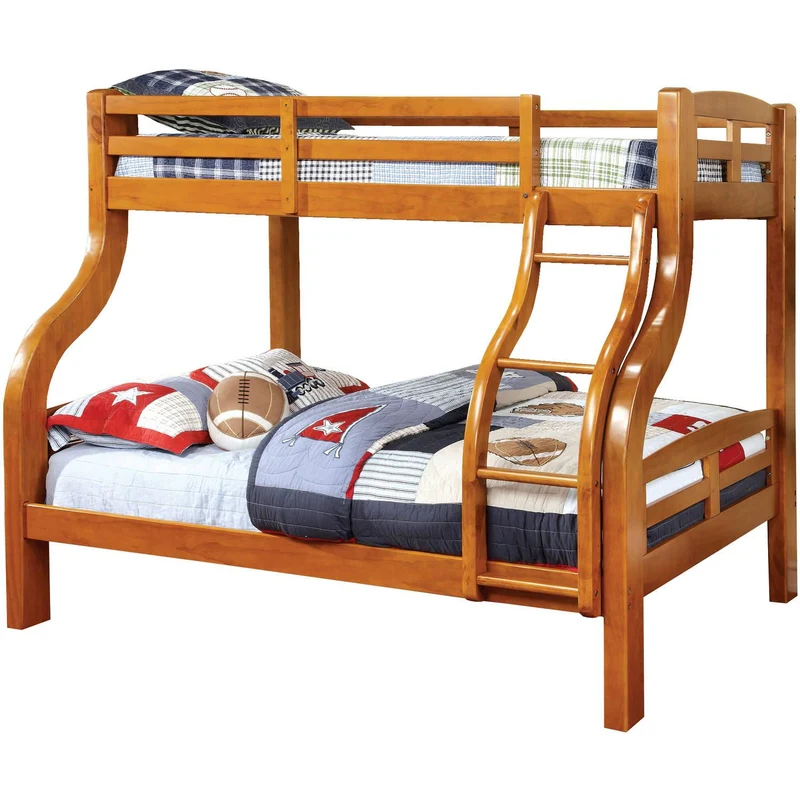Furniture of America Solpine CM-BK618 Twin/Full Bunk Bed