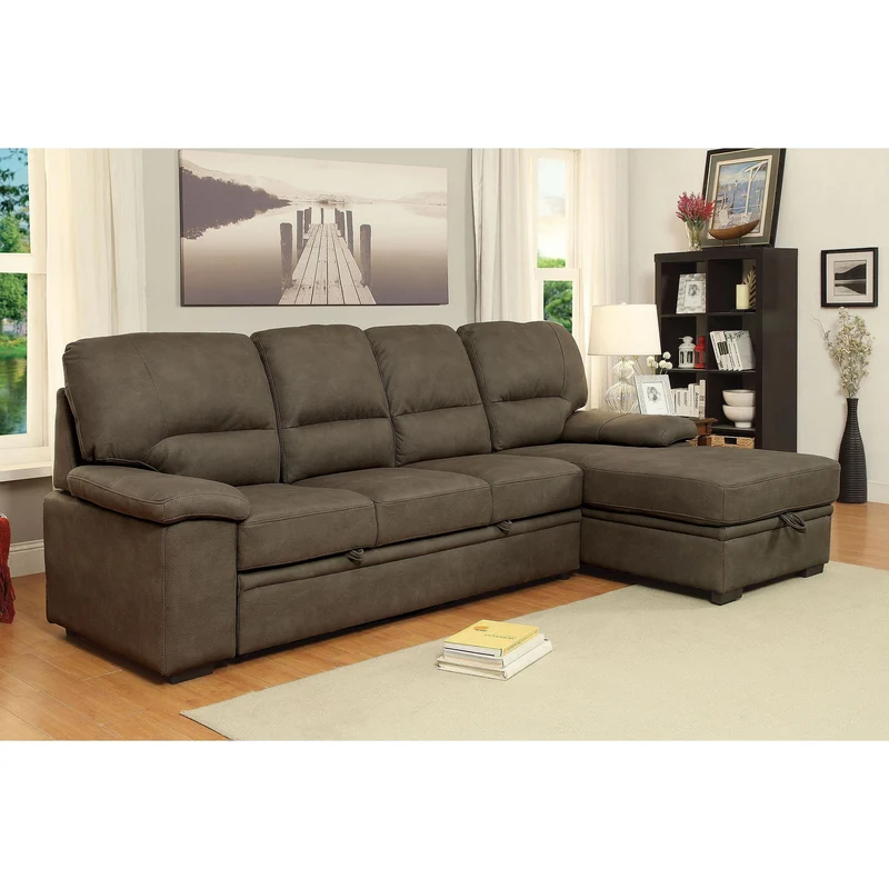 Furniture of America Alcester CM6908BR-SET Sectional