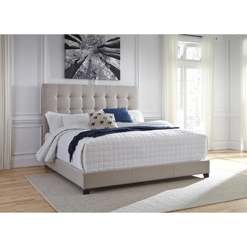 Signature Design by Ashley Dolante King Upholstered Panel Bed B130-582