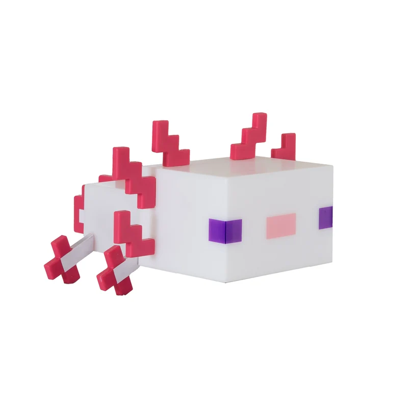 LED-Tischlampe 'Minecraft' - Axolotl - Aufladbarer Akku