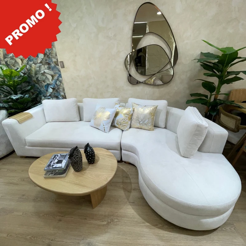 Sala en L Curva Marruecos – Sofá Moderno Personalizable 3m x 1.90m